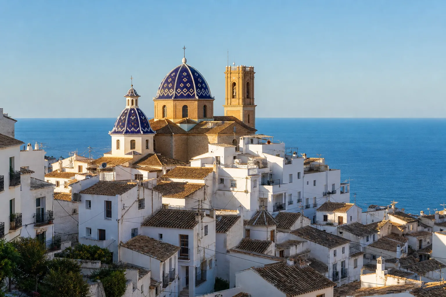 Las cúpulas azules de Altea, en la Marina Baixa