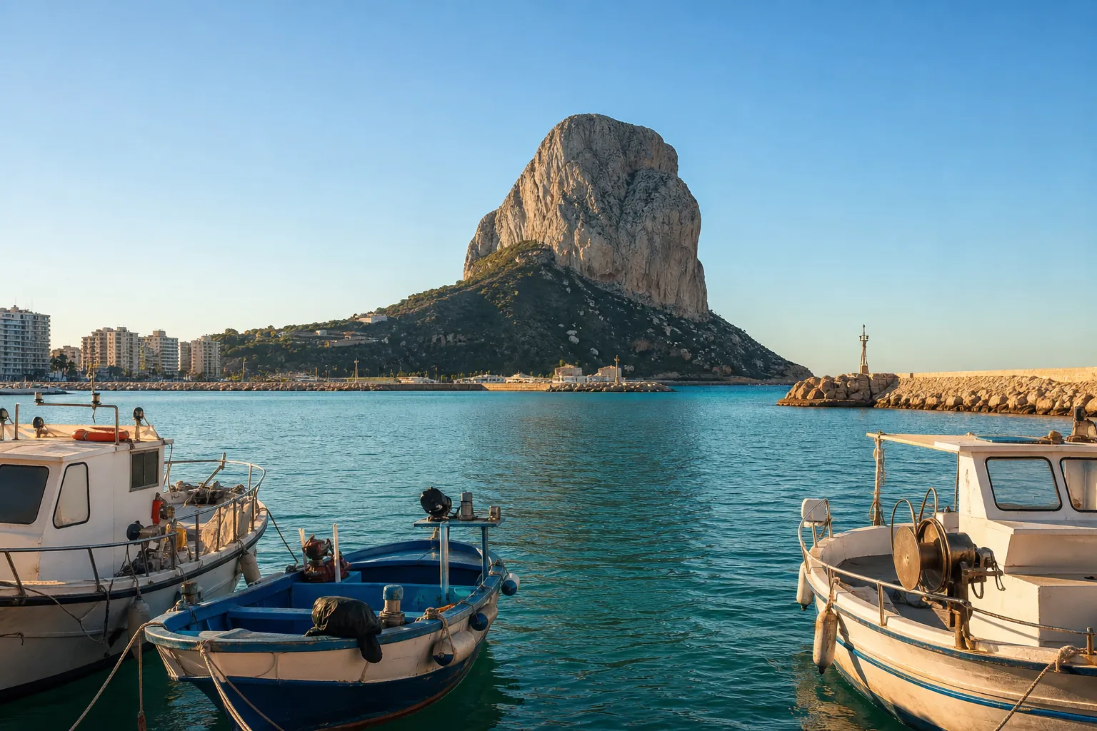 El Peñón de Ifach de Calpe, centro de la zona de entrega de Victoria Cars en la Marina Alta