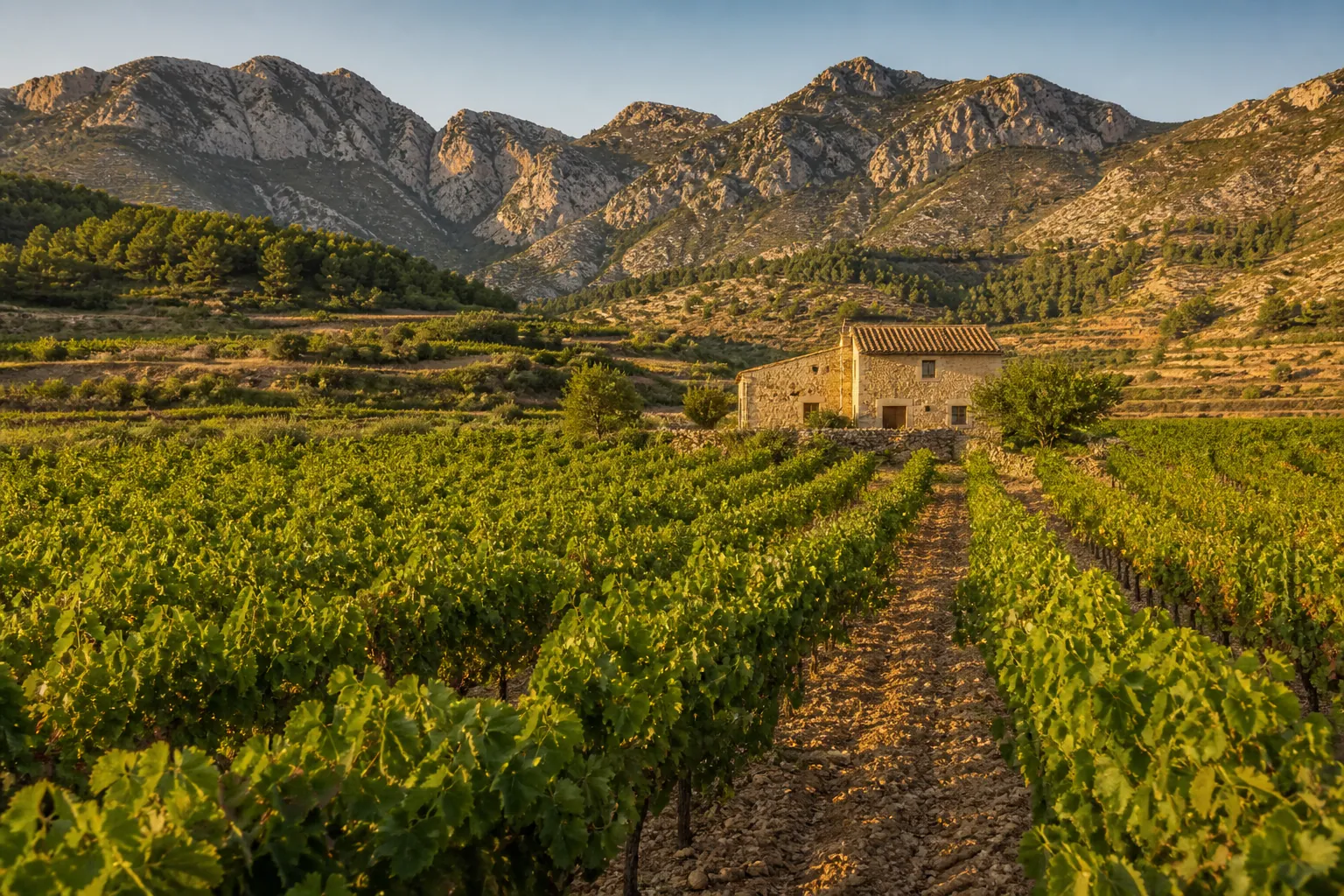Viñedos del Valle de Jalón, en el interior de la Marina Alta