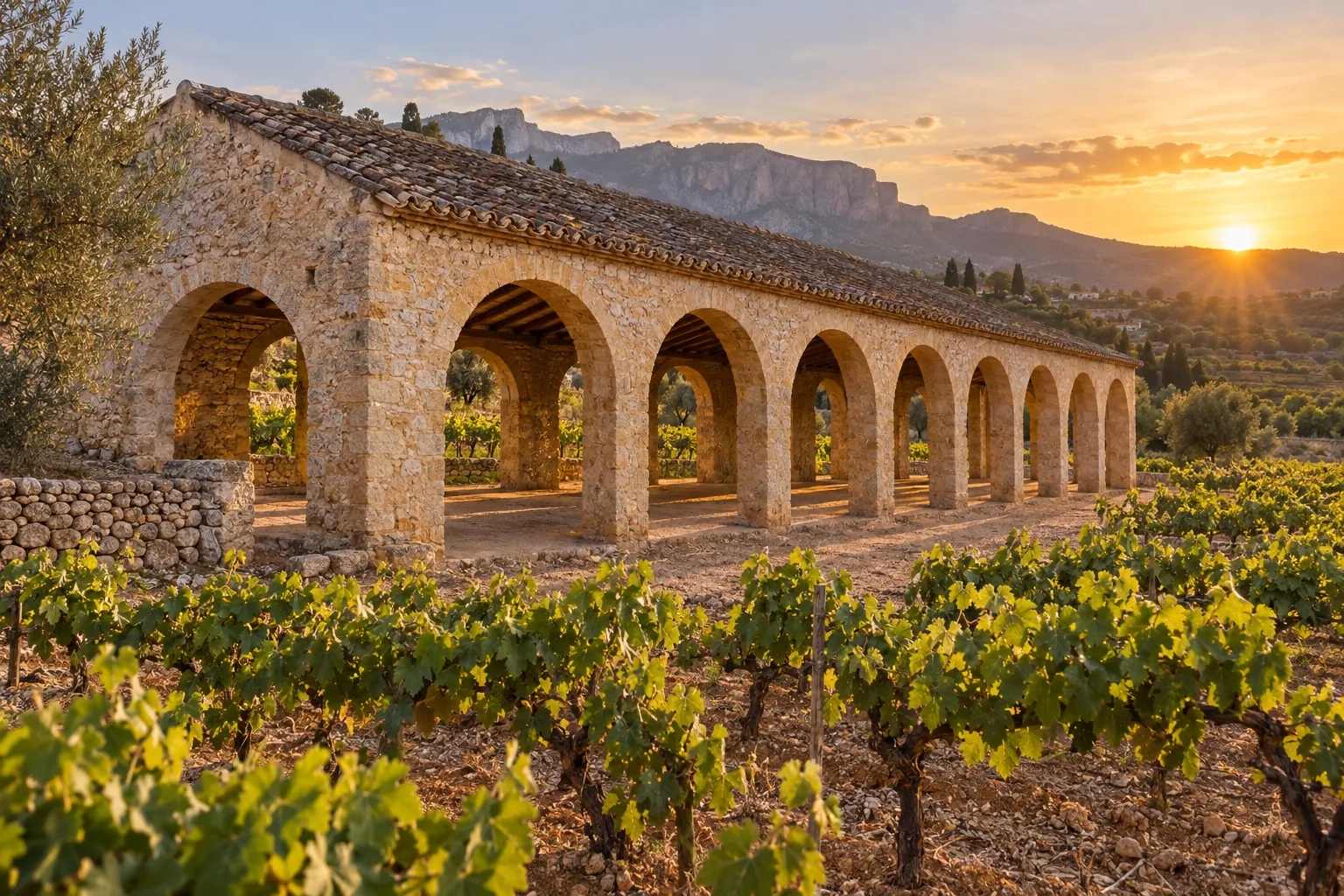 Riurau de Llíber, donde se secaba la uva moscatel para hacer pasas