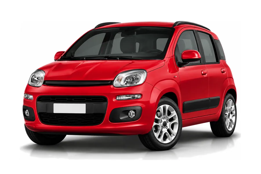 Fiat Panda rojo, uno de los utilitarios de alquiler que entregamos en la Cala de Finestrat