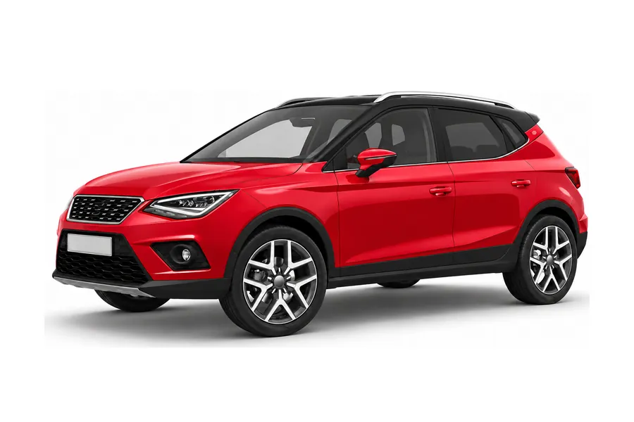 Seat Arona rojo, el SUV de alquiler que entregamos en la Cala de Finestrat